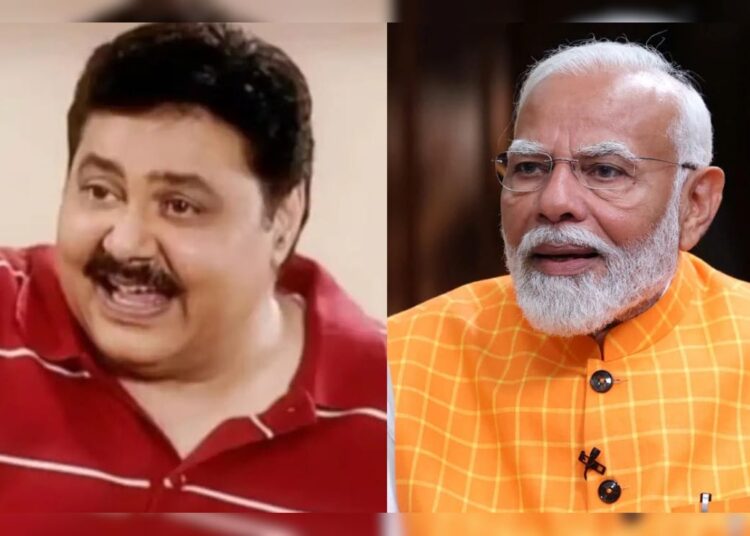 PM Modi em Satish Shah