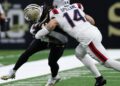 Patriots liga 20/10/25: New England arrasa Music City 31-13