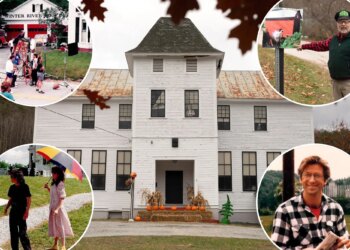 Pequena cidade de Vermont atrai fãs de 'Beetlejuice' ao icônico site de filmes de terror