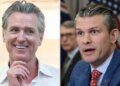 Pete Hegseth é destruído por Gavin Newsom depois de se gabar de ter mandado soldados 'gordos' para casa