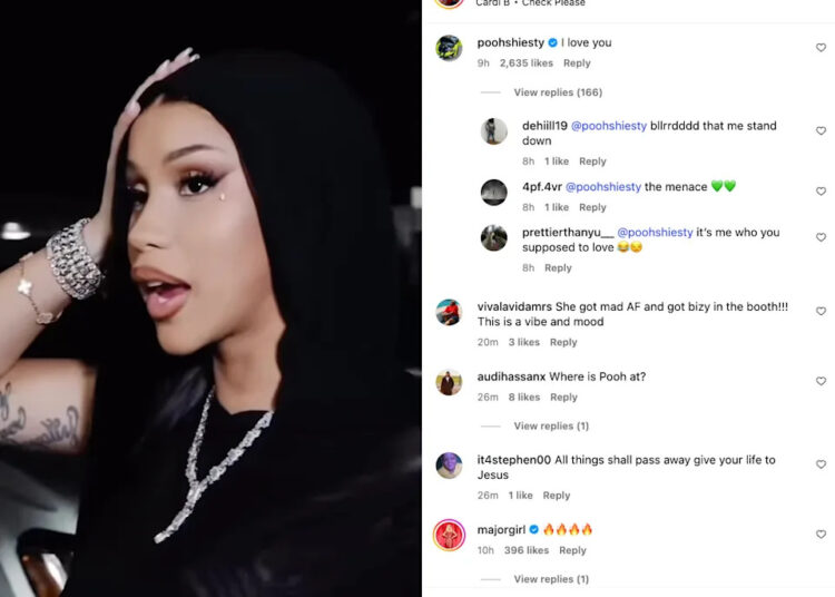 Pooh Shiesty dispara contra a libertação pós-prisão de Cardi B: ‘I Love You’