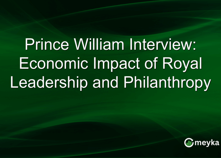 Prince William Entrevista: Impacto econômico da liderança real e filantropia