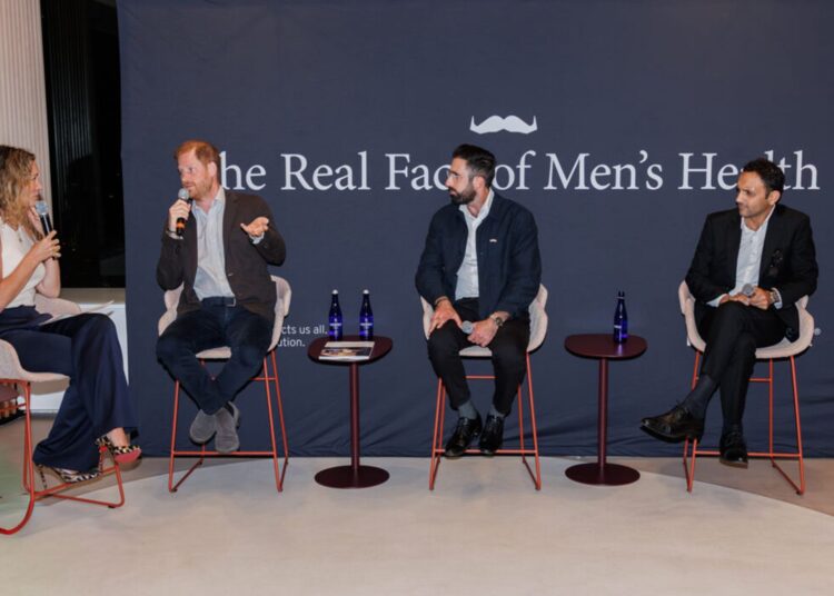 Príncipe Harry falou no painel Movember em Nova York sobre saúde masculina