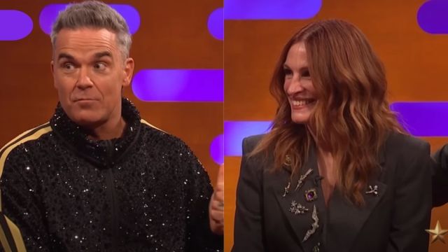 Robbie Williams choca Julia Roberts com confissão de 'prostituta'