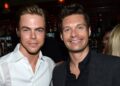 Ryan Seacrest deu uma palestra para Derek Hough sobre as regras da Roda da Fortuna das Celebridades