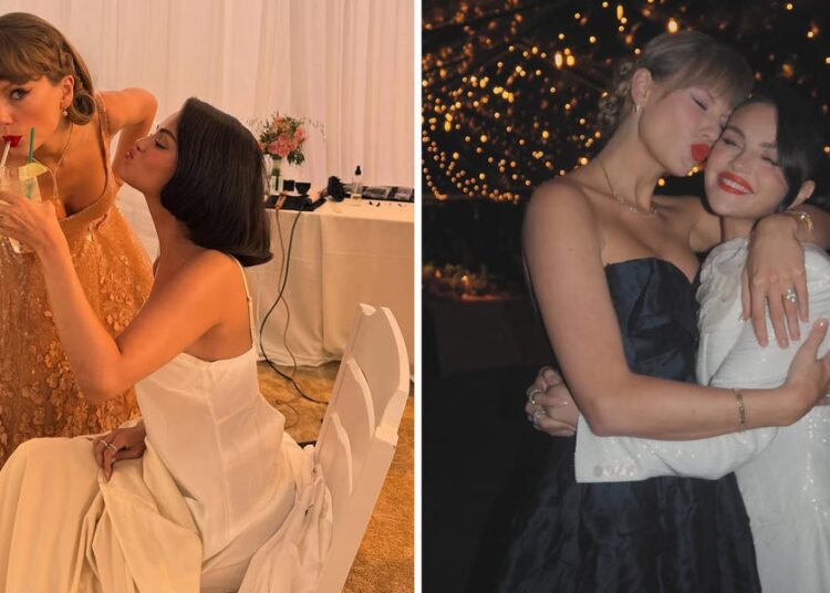 Selena Gomez compartilha fotos sinceras com Taylor Swift em seu casamento