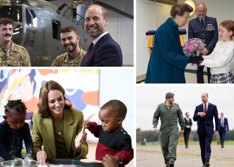 Semana real mostra príncipes e princesas aproveitando Oxfordshire