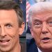 Seth Meyers palhaça o flip-flop de Trump usando uma comparação simplesmente preciosa