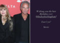 Stevie Nicks deseja Lindsey Buckingham um feliz aniversário com 'Love' - veja o tributo