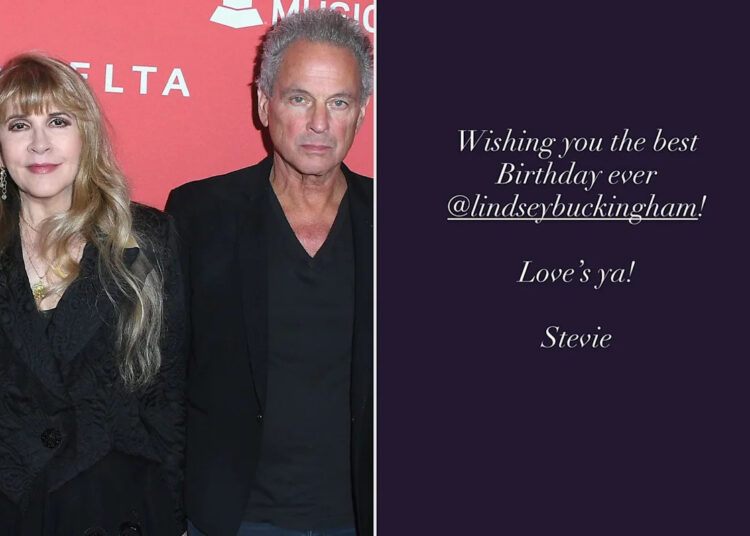 Stevie Nicks deseja Lindsey Buckingham um feliz aniversário com 'Love' - veja o tributo