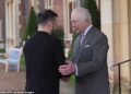 Subtle signs of King Charles’ special bond with Volodymyr Zelensky reveals how monarch is ‘standing shoulder to shoulder’ with Ukraine in its war against Russia