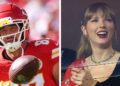 Taylor Swift assiste discretamente ao jogo de Travis Kelce contra os Raiders