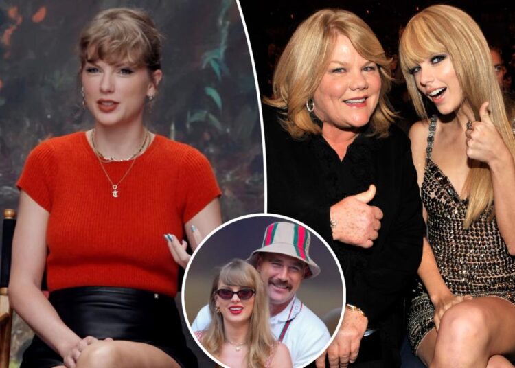 Taylor Swift revela a reação da mamãe Andrea à música atrevida sobre Travis Kelce