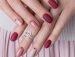 unhas rosa
