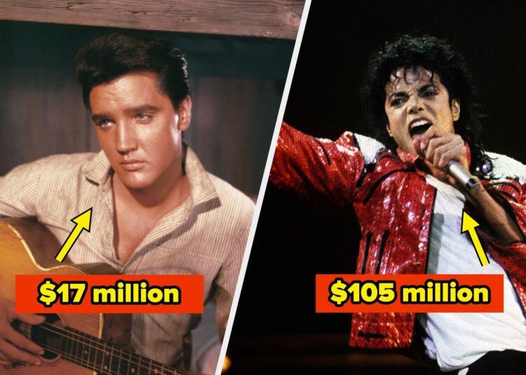 13 celebridades que ganham milhões muito depois da morte