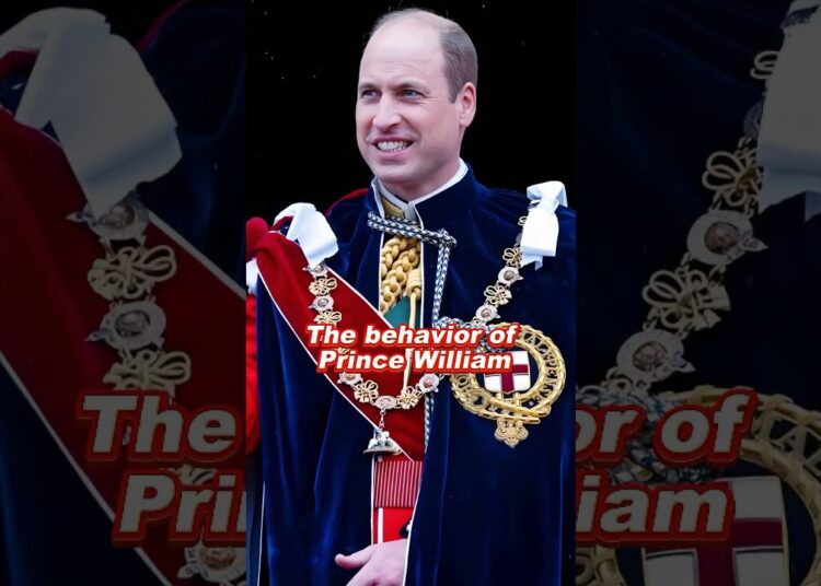 The behavior of Prince William #william #royal #queen #princessparty