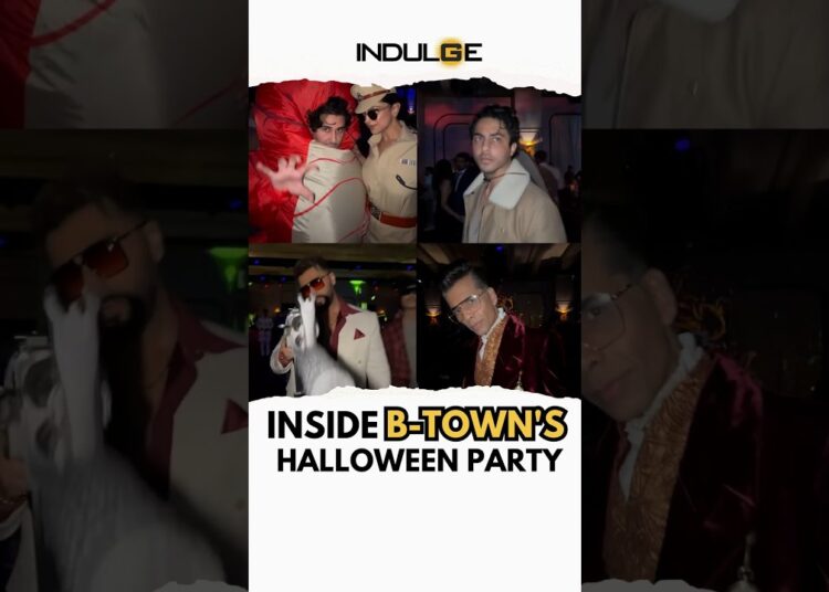 Bollywood’s halloween night with celebs | #shorts |