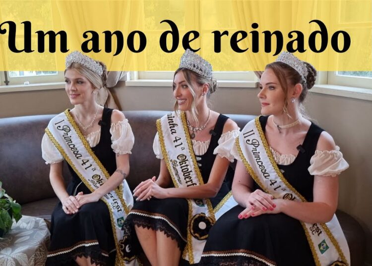 Entrevista com a Realeza da 41ª Oktoberfest de Blumenau três dias após serem escolhidas