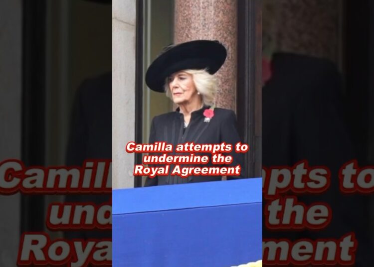Camilla attempts to undermine the Royal Agreement #foryou #fyp #royal #queenelizabeth