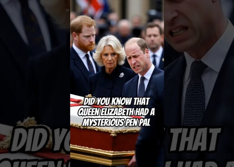 Did you know that Queen Elizabeth had a mysterious pen pal #royal #elizabeth #camilla #william #kate
