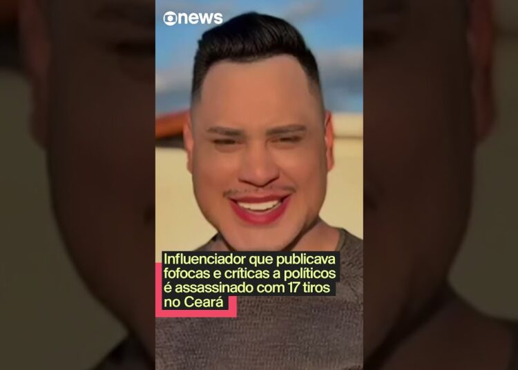 Influenciador que publicava fofocas e críticas a políticos é assassinado com 17 tiros no Ceará