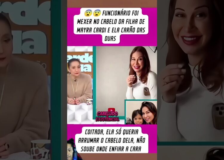 😳💥 Funcionário mexe no cabelo da filha de Mayra Cardi e ela fica PISTOLA! #fofoca #famosos #shorts
