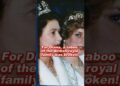 For Diana, a taboo of the British royal family was broken! #diana #royal #queen #princess