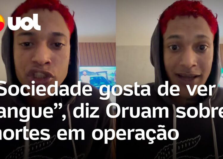 Oruam se pronuncia contra operação no RJ: ‘A política que mais vende é a de matar bandido’