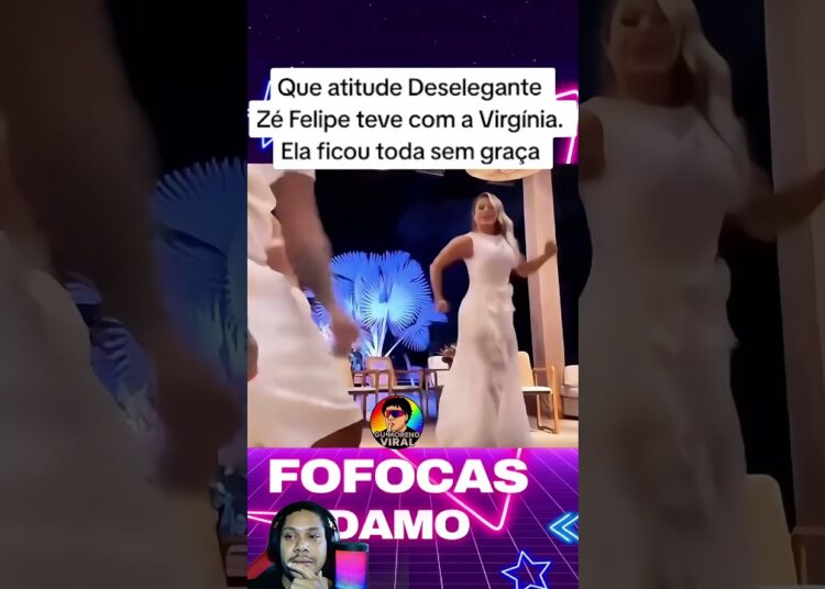 💥 zé felipe com virgínia fofoca polêmica que atitude deselegante! 💔 #famosos #fofocas #viral #shorts