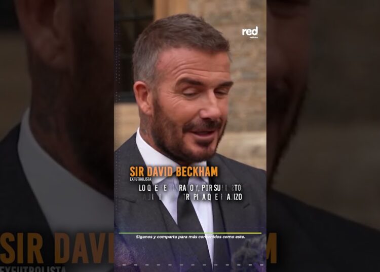 El fútbol se rinde ante la realeza: Beckham es oficialmente ‘Sir David’