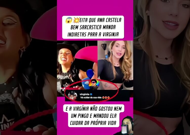 🚨💥 Ana Castela manda indireta pra Virgínia e leva resposta na lata! 😳🔥#shorts #virginia #anacastela