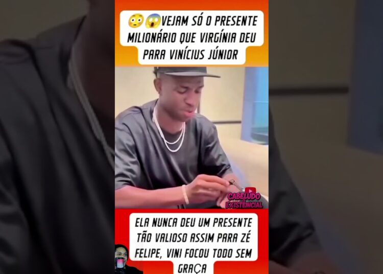 😱💰 O PRESENTE MILIONÁRIO da Virgínia pro Vini Jr! Zé Felipe ficou como? 👀🔥 #shorts