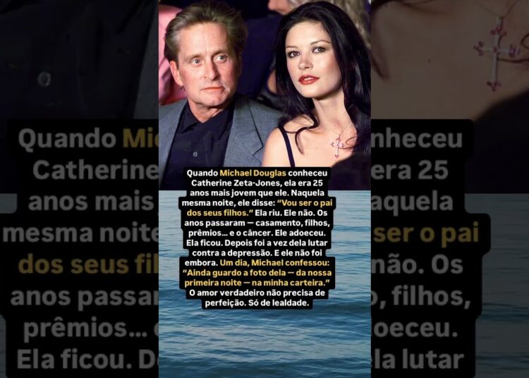 A história de amor de Michael Douglas e Catherine Zeta-Jones