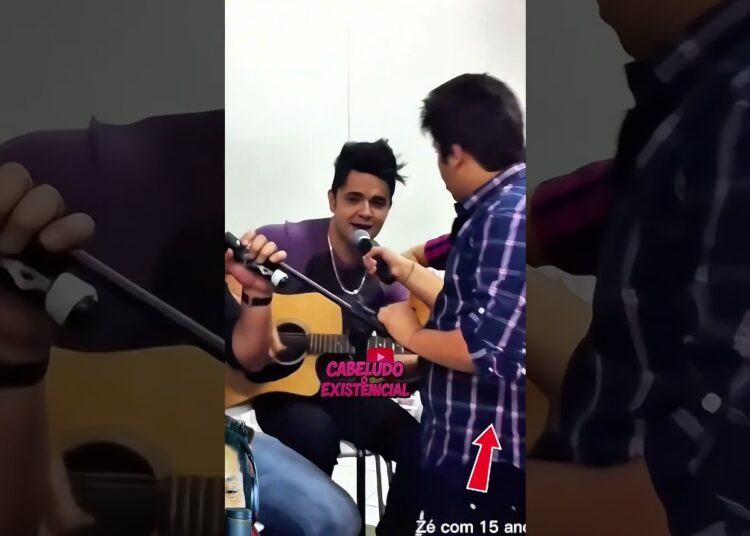 🎤🔥 Zé Felipe no início da carreira! 😱 Inspirado em cristiano Araujo ✨ #zefelipe #sertanejo #shorts