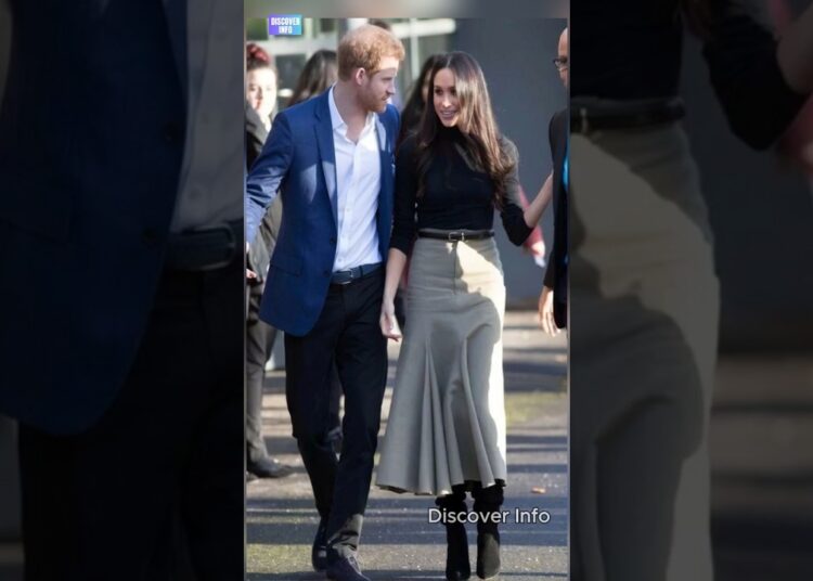 Prince Harry and Meghan Markle during a public appearance #shorts #britishroyalfamily #royal