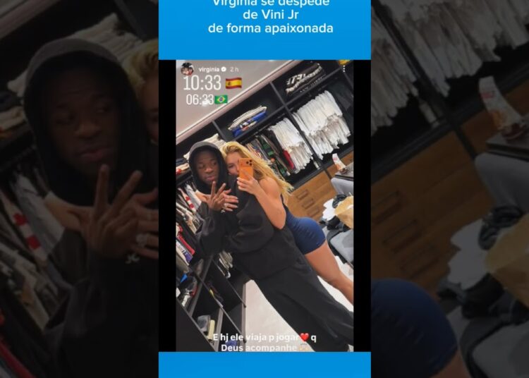 Virgínia Fonseca apaixonada abraçada a Vini Jr #fofocas #virginiafonseca #vinijr #noticias #famosos