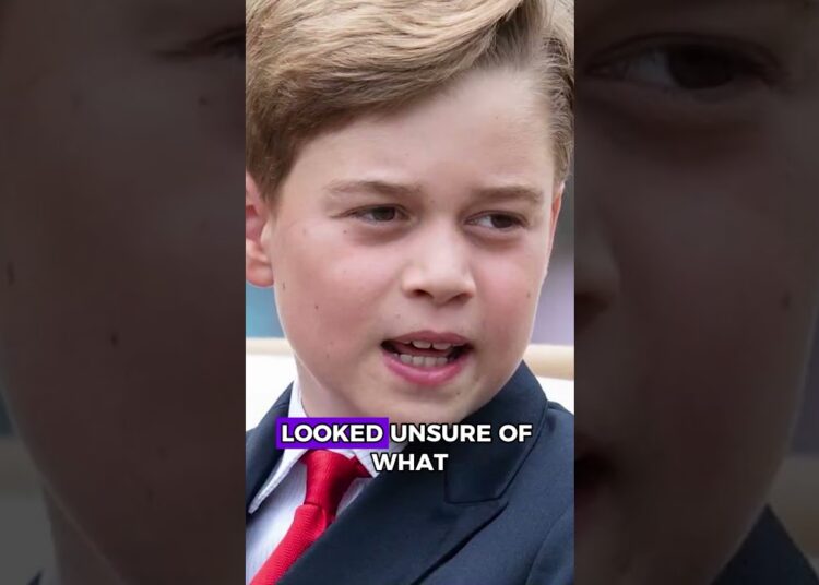 The Moment Prince George Broke Royal Silence