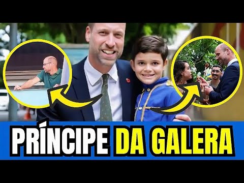 Príncipe William brilha no Brasil em contraste aos dramas da realeza