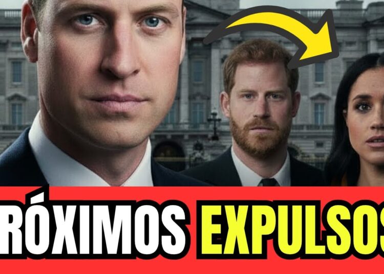 William quer expulsar Harry e Meghan da realeza após caso Andrew!