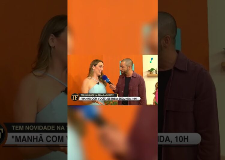 Conheça as estrelas por trás da nova atração da RedeTV!: “Manhã com Você”