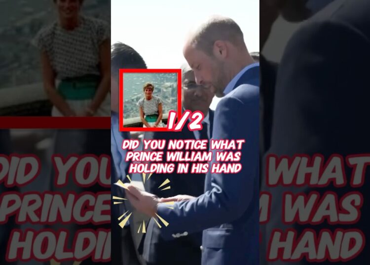 Did you notice what prince William was holding in his hand?#royal #princewilliam #celebrity #new
