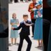 Louis’s cute dance makes Charlotte laugh!#royal #princelouis #dance #charlotte #princesscatherine