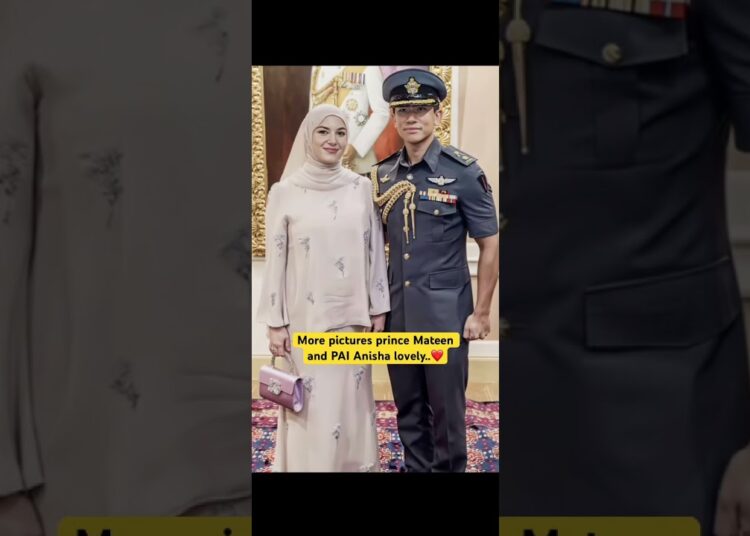 More pictures prince Mateen and PAI Anisha lovely..❤️ #royal #anisharosnah #mateen #royalfamily