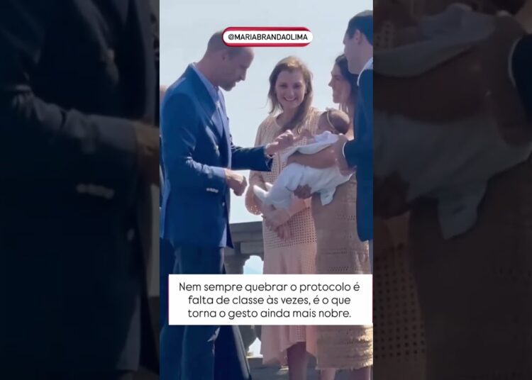 Um gentleman! Concorda? Se inscreva no canal. #elegancia #principewilliam #riodejaneiro #realeza