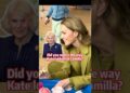 Did you notice the way Kate looked at Camilla? #shorts #celebrity #camilla #royal #catherine