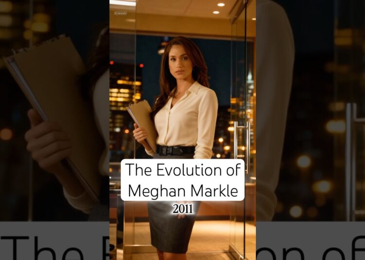 The Evolution of Meghan Markle ✨ #royal
