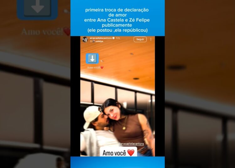 Zé Felipe se declara para Ana Castela #zefelipe #noticias #fofocas #anacastela #namorados #boiadeira