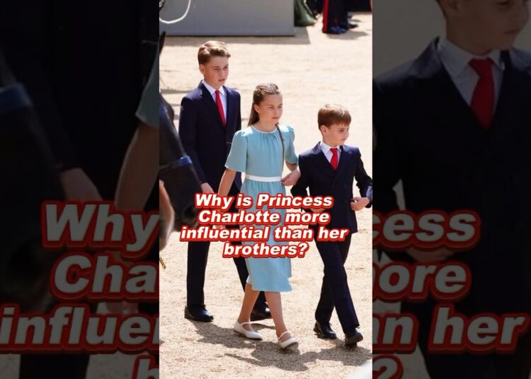 Why is Princess Charlotte more influential than her brothers? #charlotte #royal #princess #fypシ