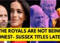 SUSSEXES – ROYALS CAUGHT OUT LYING ? LATEST NEWS #royal #meghan #princeharrry