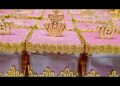 Caixa acrílico 5×5 tema realeza/princesa para aniversários